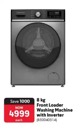 Makro 8 kg Front Loader Washing Machine with Inverter offer