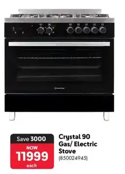 Makro Crystal 90 Gas/ Electric Stove offer