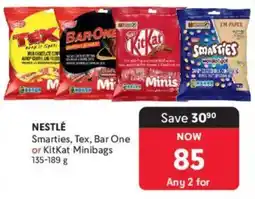 Makro Nestlé Smarties, Tex, Bar One or KitKat Minibags offer