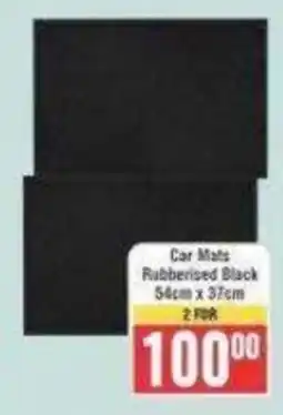 Frontline Car Mats Rubberised Black offer