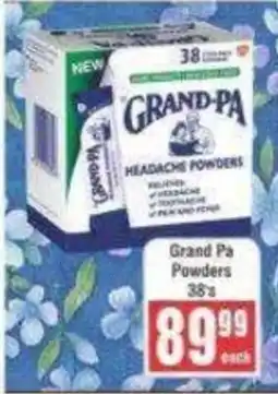 Frontline Grand Pa Headache Powders offer