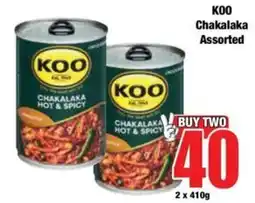 Boxer KOO Chakalaka Hot & Spicy Assorted offer