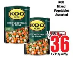 Boxer KOO Mixed Vegetables Assorted offer