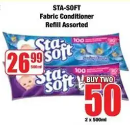 Boxer Sta-Soft Fabric Conditioner Refill Assorted offer