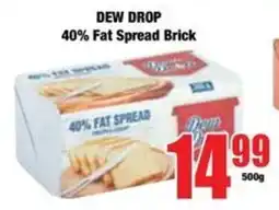 Boxer DEW DROP 40% Fat Spread Brick offer