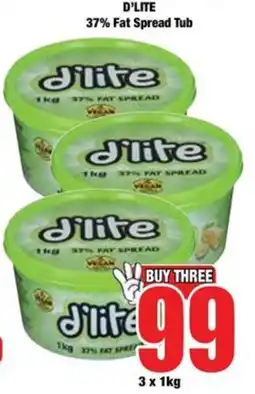Boxer D'LITE 37% Fat Spread Tub offer