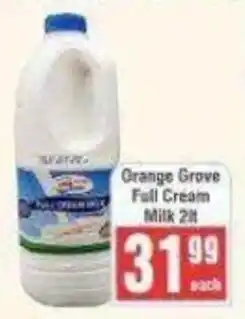 Frontline Orange Grove Full Cream Milk offer