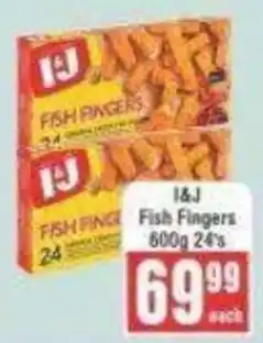 Frontline I&J Fish Fingers offer
