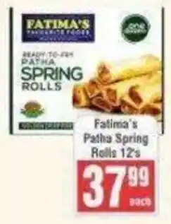 Frontline Fatima's Patha Spring Rolls offer