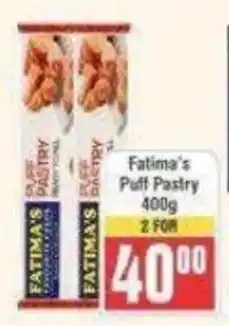 Frontline Fatima's Puff Pastry offer