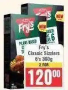 Frontline Fry's Classic Sizzlers offer