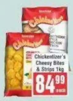 Frontline Chickenizer's Cheesy Bites & Strips offer