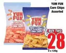 Boxer YUM FUN Corn Chips Assorted offer