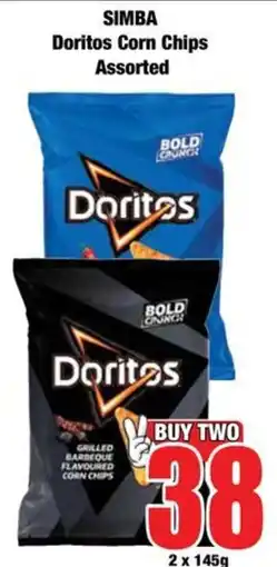 Boxer Doritos Corn Chips Assorted offer