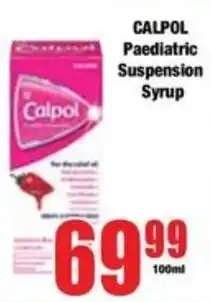 Boxer CALPOL Paediatric Suspension Syrup offer