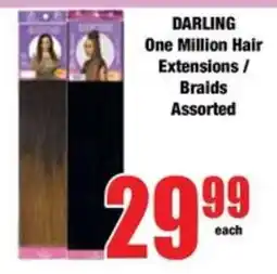 Boxer DARLING One Million Hair Extensions / Braids Assorted offer