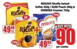 Boxer NESCAFE Ricoffy Instant Coffee offer