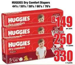Boxer HUGGIES Dry Comfort Diapers offer