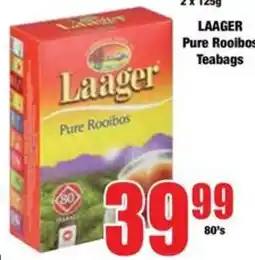 Boxer Laager Pure Rooibos Teabags offer