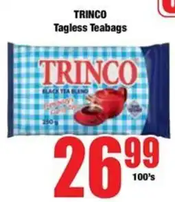 Boxer TRINCO Tagless Teabags offer