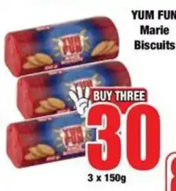 Boxer YUM FUN Marie Biscuits offer