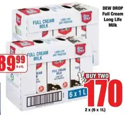 Boxer Dew Drop Full Cream Long Life Milk offer