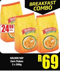 Boxer GOLDEN RAY Corn Flakes offer