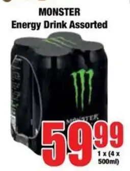 Boxer Monster Energy Drink Assorted offer