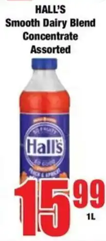 Boxer Hall's Smooth Dairy Blend Concentrate Assorted offer