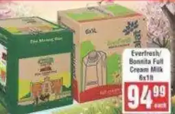 Frontline Everfresh/Bonita Full Cream Milk offer