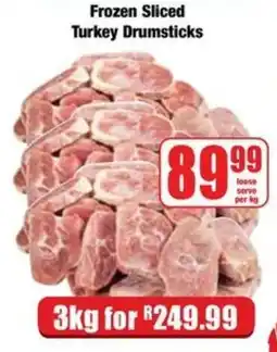 Boxer Frozen Sliced Turkey Drumsticks offer
