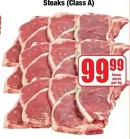 Boxer Steaks (Class A) offer