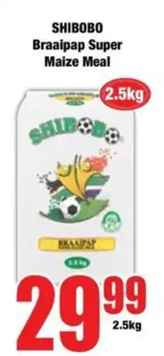 Boxer SHIBOBO Braaipap Super Maize Meal offer
