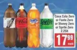 Frontline Coca Cola Zero or Fanta Zero or Sprite Zero offer