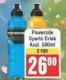 Frontline Powerade Sports Drink Assorted offer