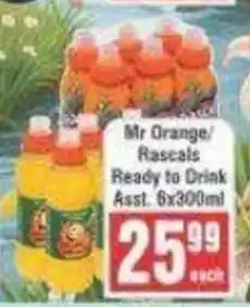 Frontline Mr Orange/Rascals Ready to Drink offer