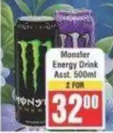 Frontline Monster Energy Drink Assorted offer