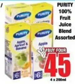 Boxer PURITY 100% Fruit Juice Blend Assorted offer