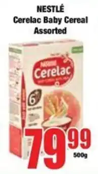 Boxer Nestlé Cerelac Baby Cereal Assorted offer
