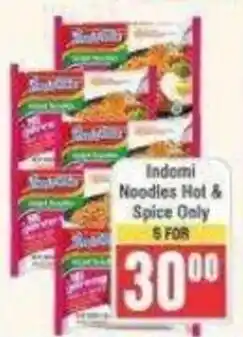 Frontline Indomi Noodles Hot & Spice Only offer