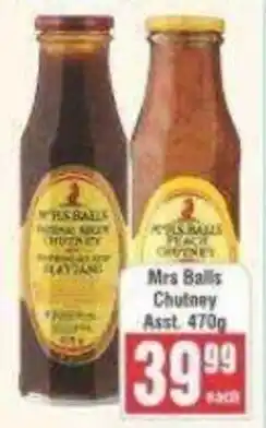 Frontline Mrs Ballis Chutney Assorted offer