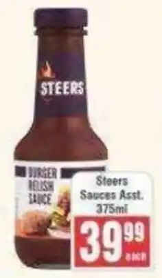 Frontline Steers Burger Relish Sauce Assorted offer