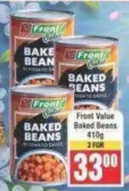 Frontline Front Baked Beans offer