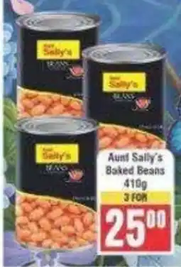 Frontline Aunt Sally's Baked Beans offer