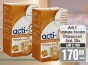 Frontline Acti-C Immune Booster Effervescent offer
