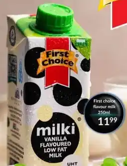 Super Save First choice flavour milk offer