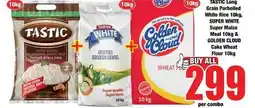Boxer Tastic - long grain parboiled white rice, super maize meal & cake wheat flour offer