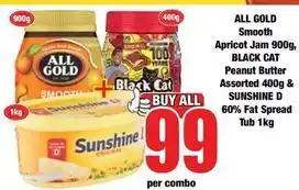Boxer Cat - smooth apricot jam & peanut butter & fat spread offer