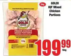 Boxer Goldi - iqf mixed chicken portions offer