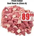 Boxer Fresh cubed beef bone in (class a) offer